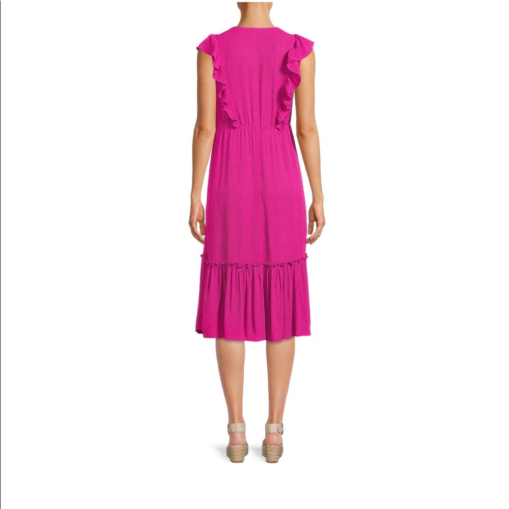 New with tags! Time and Tru Woven Ruffle Dress - Picture 3 of 8